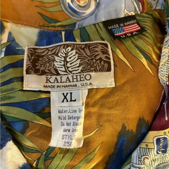 Kalaheo Men’s XL Shirt. Surfing, Panel Trucks. Hawaiian Style, Beach, Surf. - Picture 5 of 6